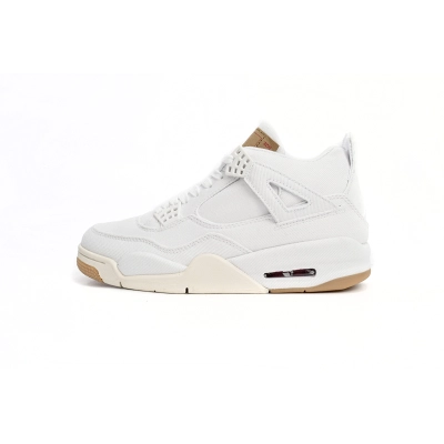  Pkgod Air Jordan 4 Retro Levi's White 01