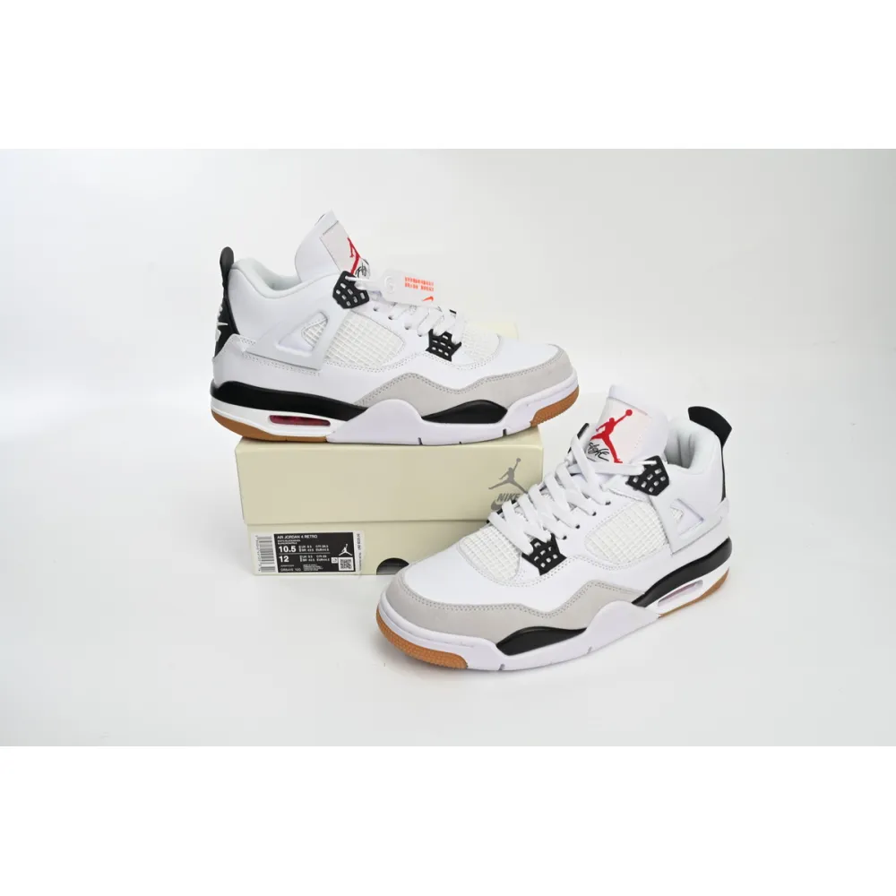 Pkgod Air Jordan 4 White Black