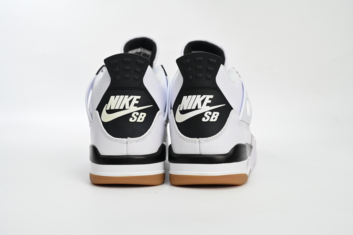 Pkgod Air Jordan 4 White Black