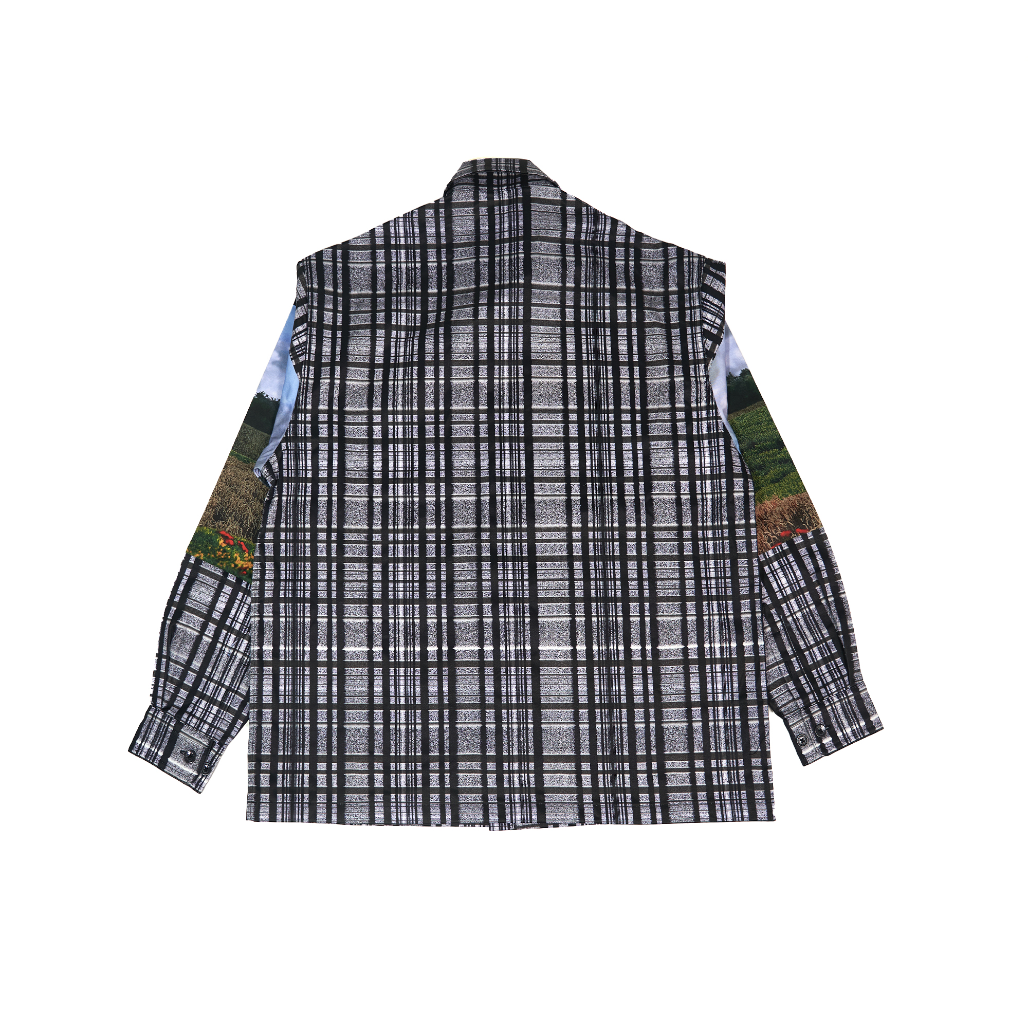      Printed Cotton Overshirt 1ABY24  