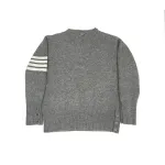 Top Quality Thom Browne 4-Bar Stripe Shetland Wool Sweater MKA317A01085  