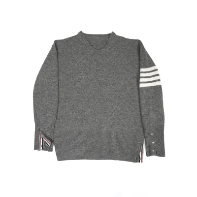     Thom Browne 4-Bar Stripe Shetland Wool Sweater MKA317A01085   02