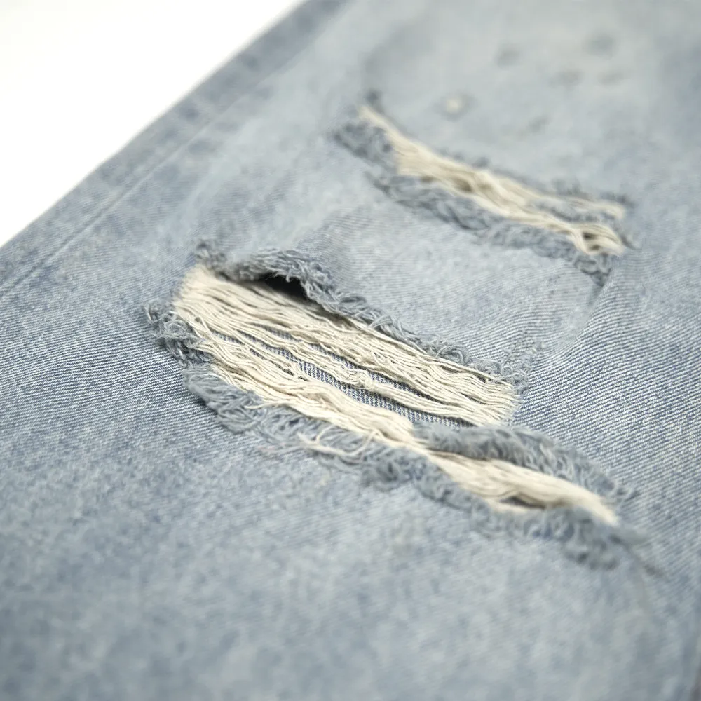  Top Quality WESLEY JEANS IN WESTSIDE WASH DENIM WESTSIDE WASH DESTROYED 2N822033S.08WT 