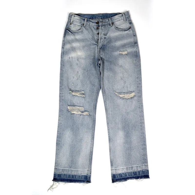  Top Quality WESLEY JEANS IN WESTSIDE WASH DENIM WESTSIDE WASH DESTROYED 2N822033S.08WT 