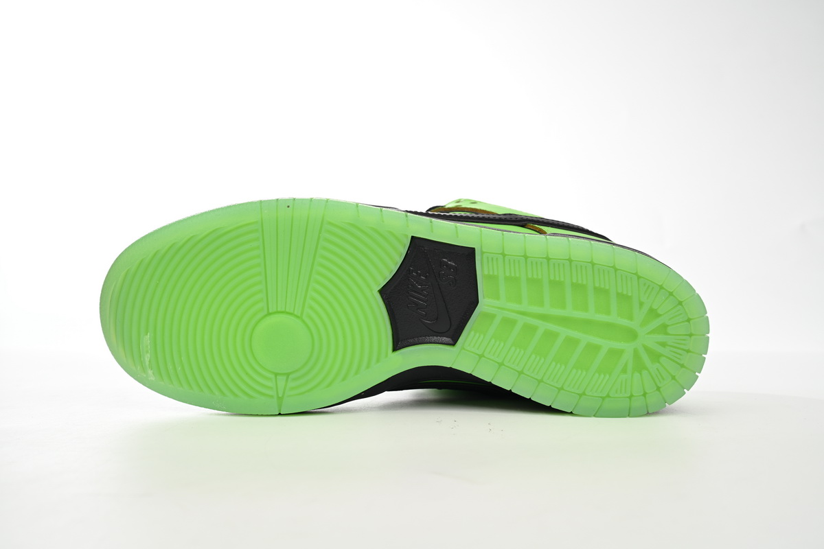 Pkgod Nike SB Dunk Low The Powerpuff Girls Buttercup