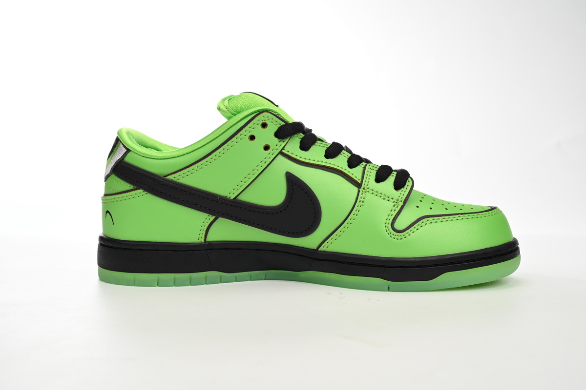 Pkgod Nike SB Dunk Low The Powerpuff Girls Buttercup