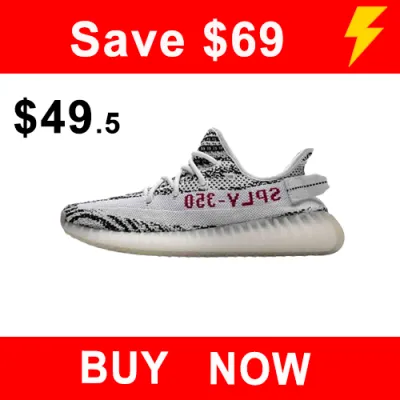 Pkgod Adidas Yeezy Boost 350 V2 Zebra  01