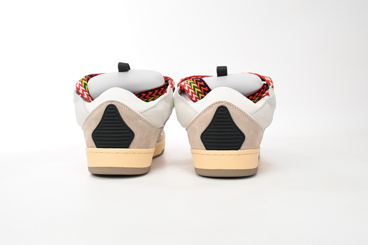  Lanvin Leather Curb White Black Gum