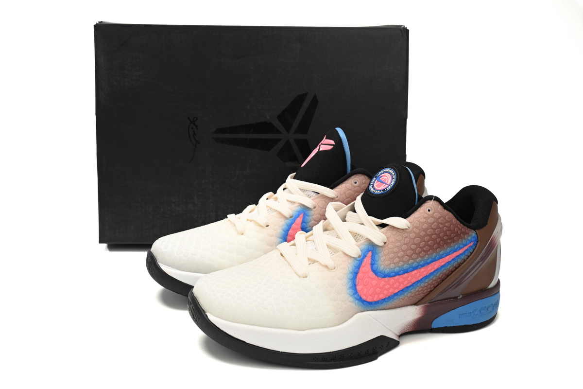 Pkgod Nike Kobe 6 Brown Red Blue