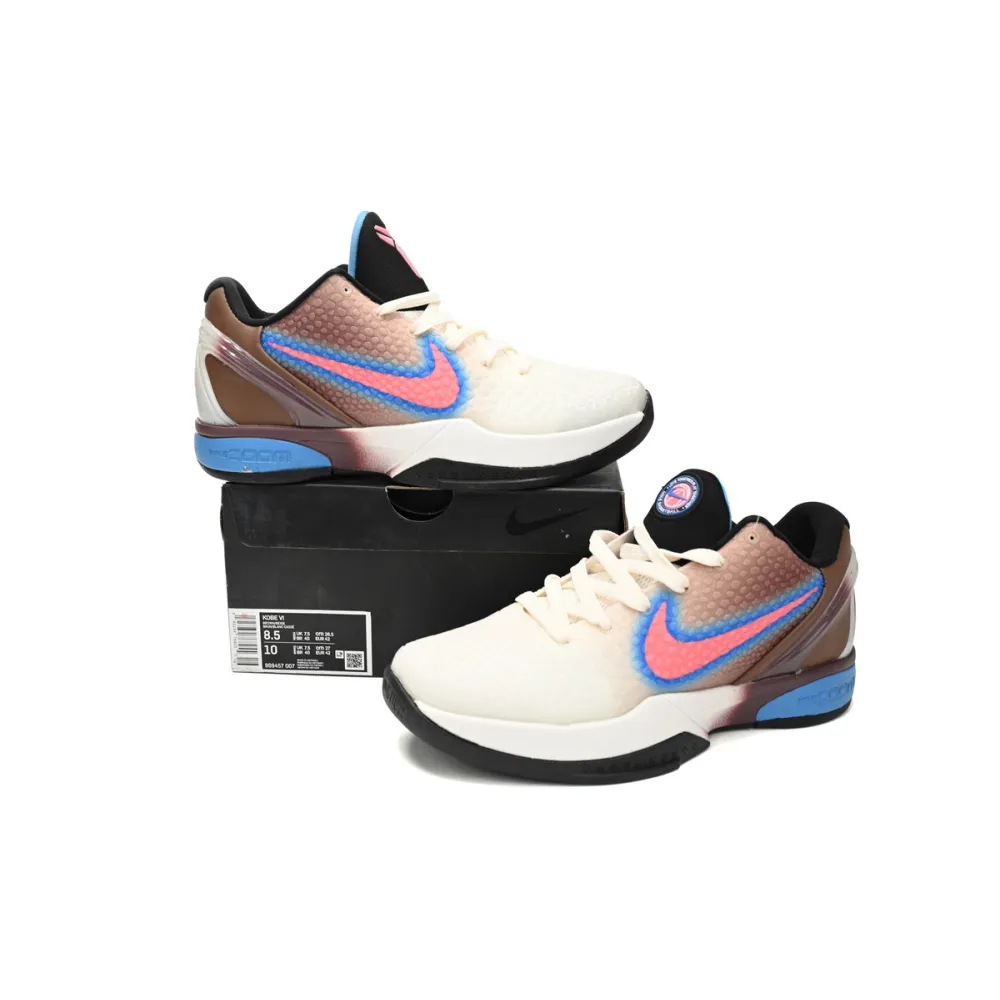 Pkgod Nike Kobe 6 Brown Red Blue