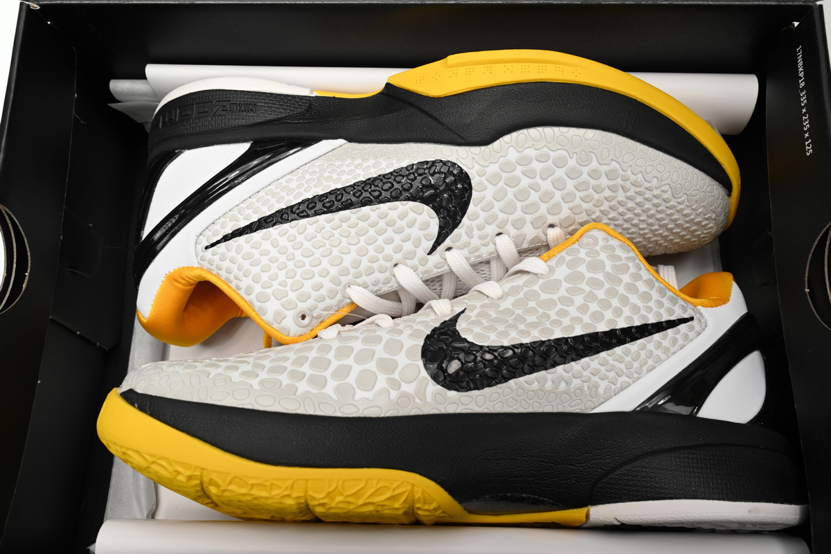 Pkgod Nike Kobe 6 Protro Playoff Pack White Del Sol