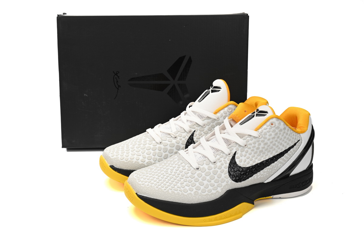 Pkgod Nike Kobe 6 Protro Playoff Pack White Del Sol