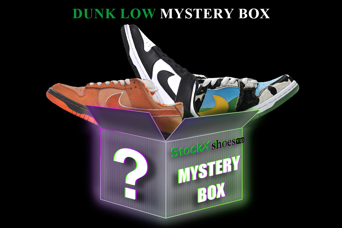 dunk low off white mystery box