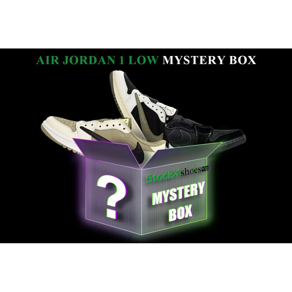 Pkgod  Jordan 1 Low Mystery Box (Get One Pair At Random)