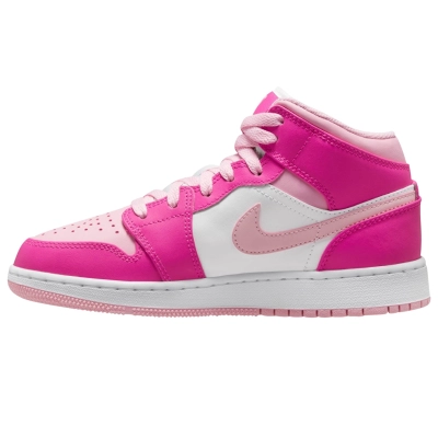 Pkgod Air Jordan 1 Mid Fierce Pink 01