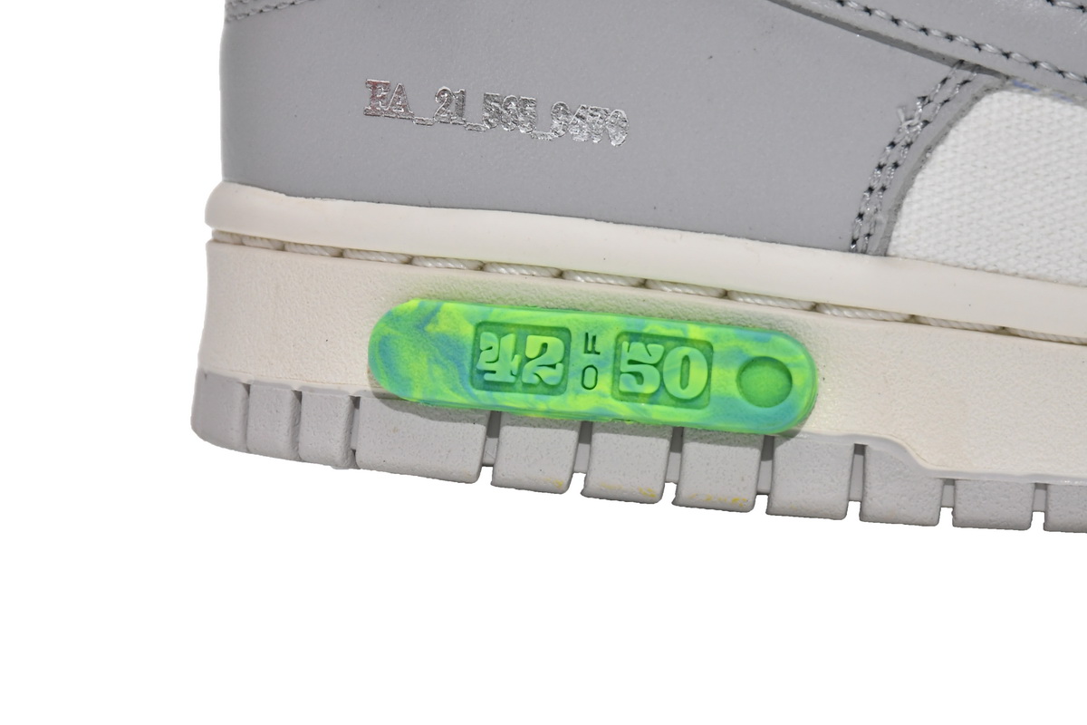 Pkgod Nike Dunk Low Off-White Lot 42