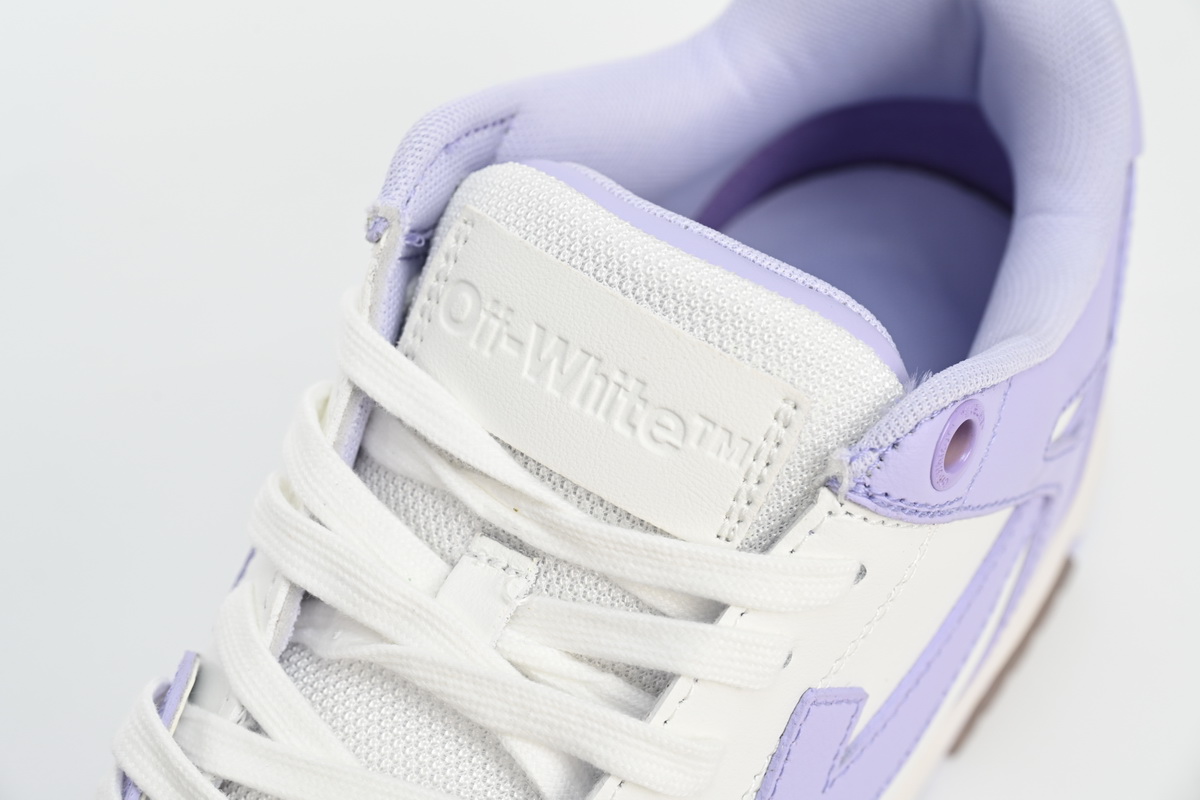 Pkgod OFF-WHITE Out Of Office Calf Leather White Lilac