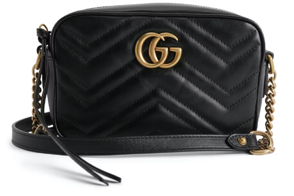     Gucci GG Marmont Camera Bag Matelasse Mini Black