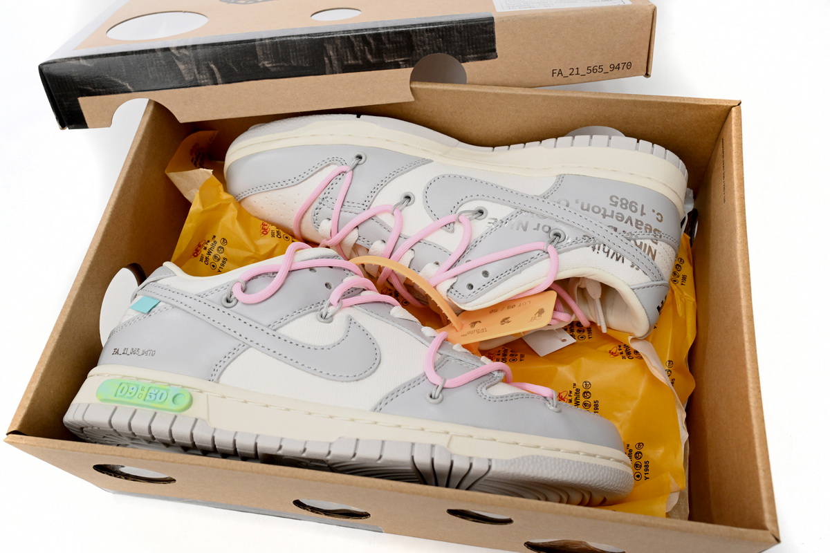 Pkgod Nike Dunk Low Off-White Lot 9