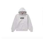 Top Quality Supreme Box Logo Hooded Sweatshirt  Ash Grey(out of stock)