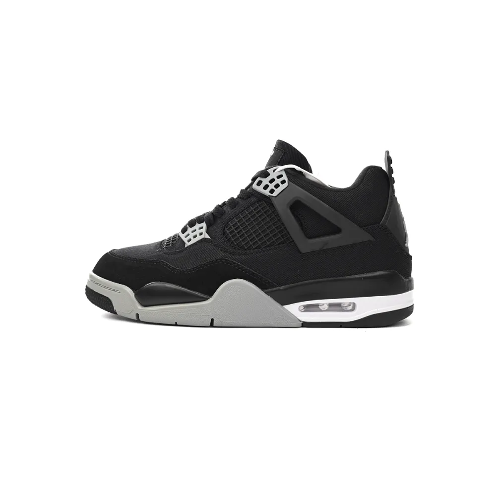 Air Jordan 4 Retro SE Black Canvas $79.9