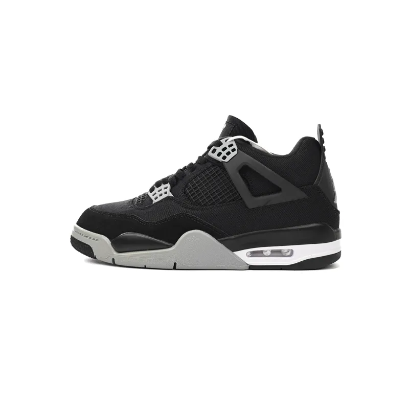 Air Jordan 4 Retro SE Black Canvas $79.9