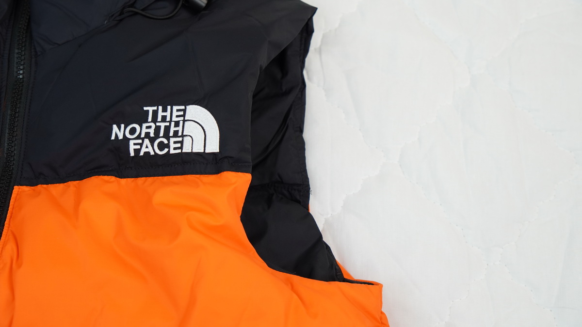 Top Quality The North Face Vest 1996  waistcoat Yellow Color Orange