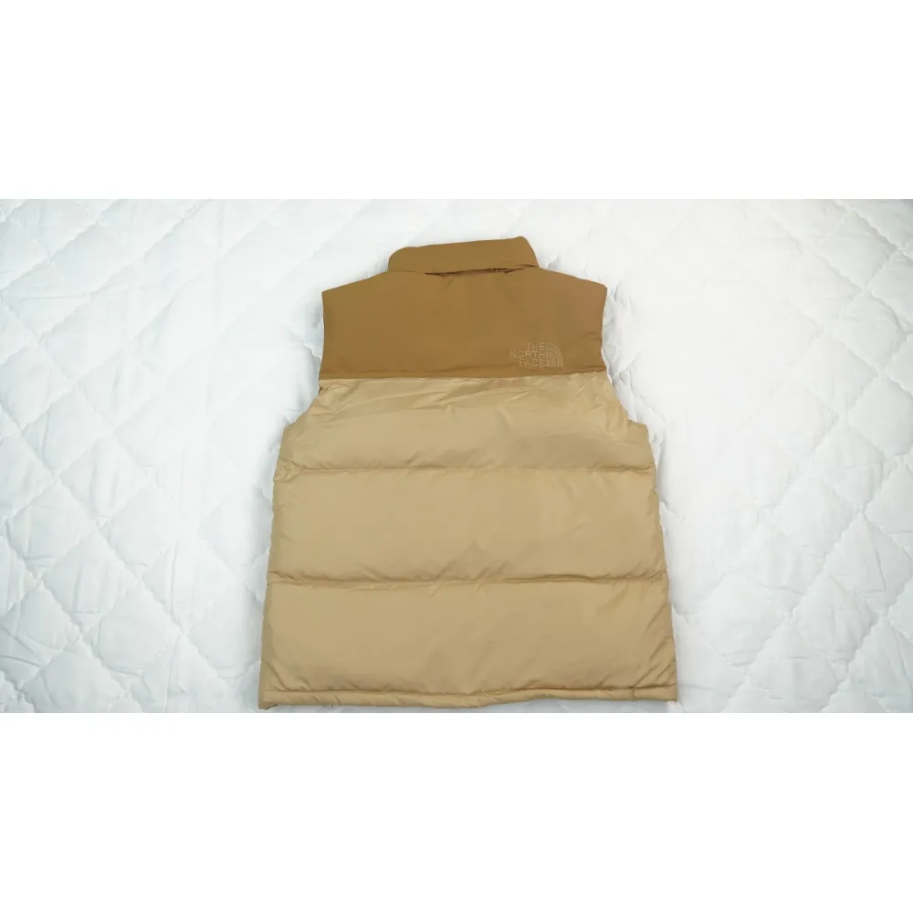 Top Quality The North Face Vest 1996  waistcoat Yellow Color Wheat Color