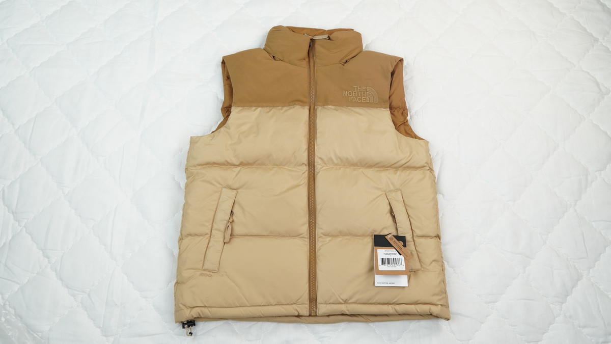 Top Quality The North Face Vest 1996  waistcoat Yellow Color Wheat Color
