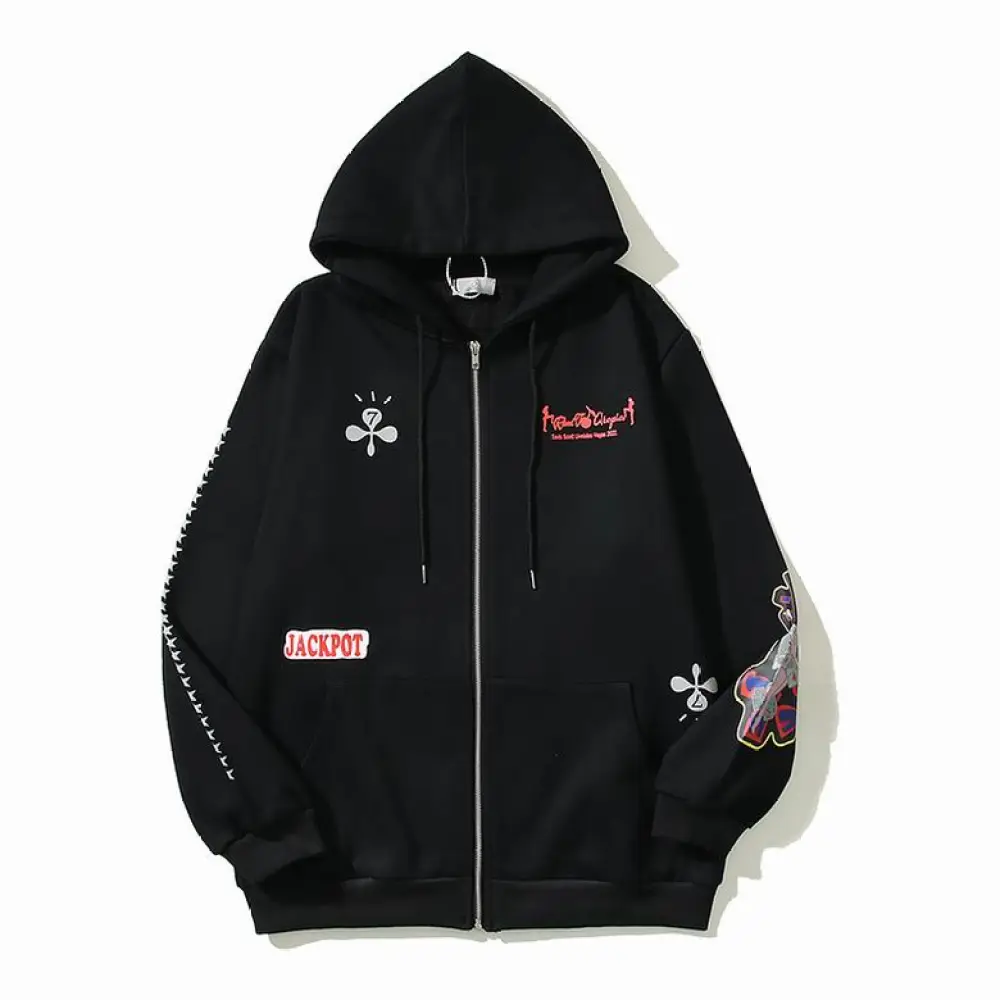 Top Quality Travis Scott Zip Hoodie W73