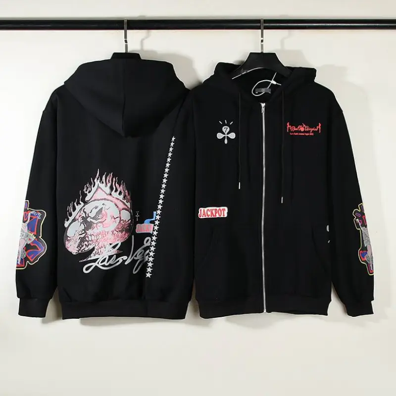 Top Quality Travis Scott Zip Hoodie W73 