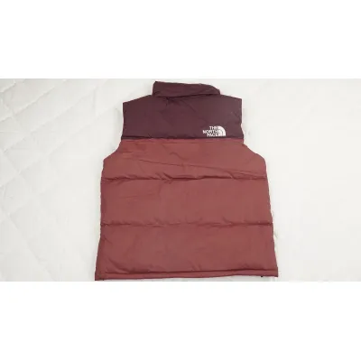 Top Quality The North Face Vest 1996  waistcoat Yellow Wine Red 02
