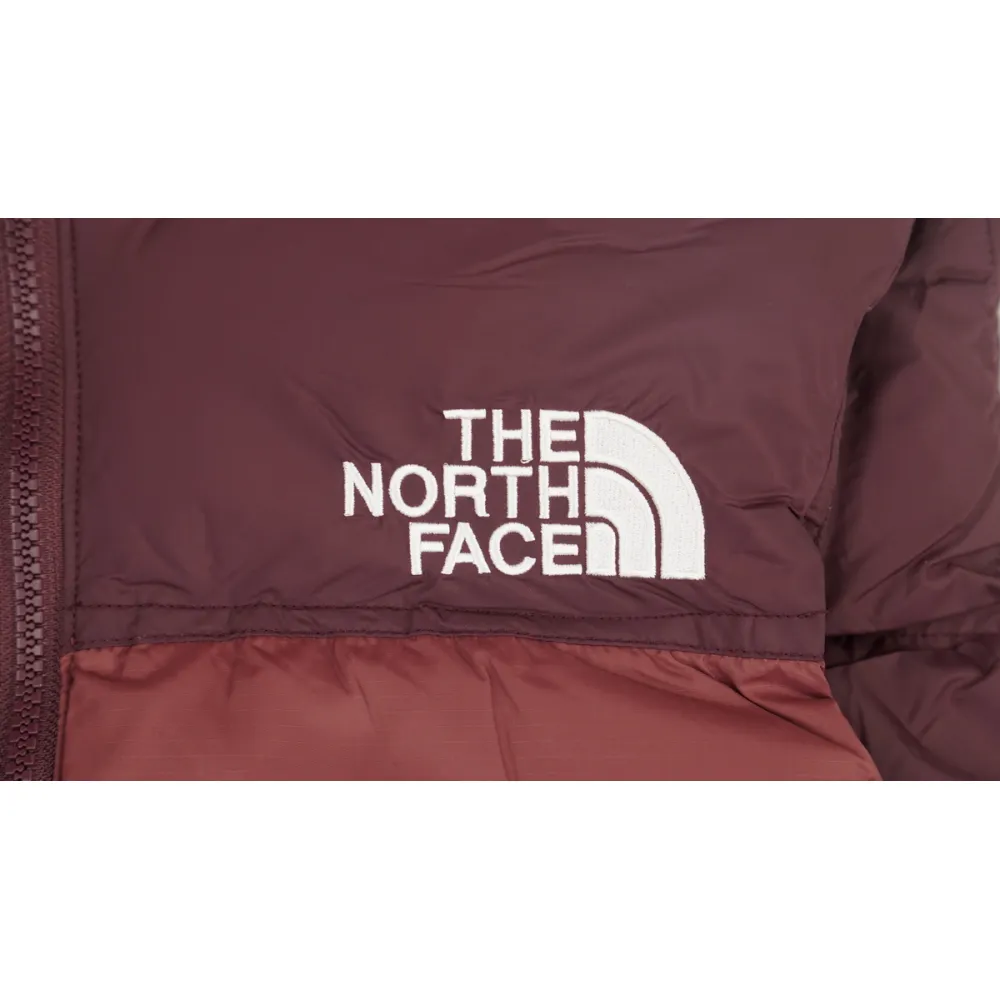 Top Quality The North Face Vest 1996  waistcoat Yellow Wine Red