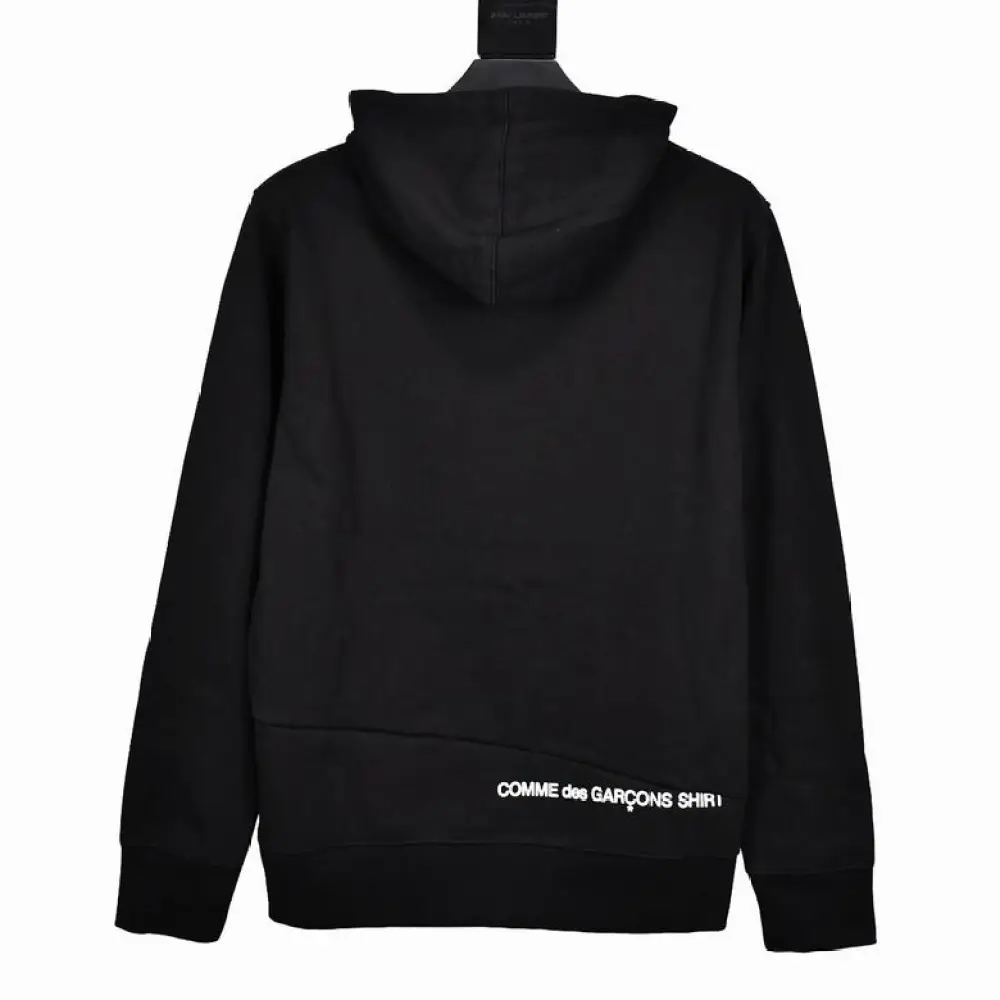 Top Quality Supr Box Logo Hooded Sweatshirt Black 2dtS211 