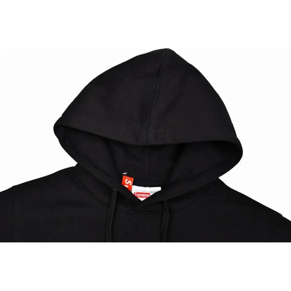 Top Quality Supreme Box Logo Hooded Sweatshirt Black 2dtS211 