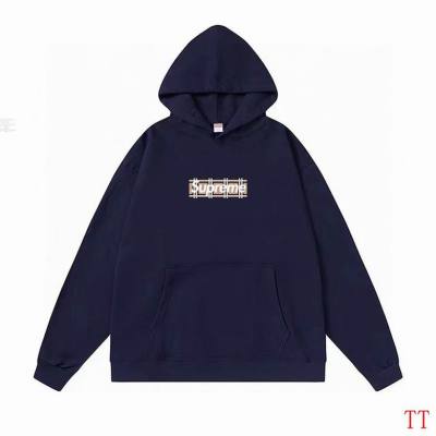 Top Quality Supr Box Logo Hooded Sweatshirt Purple ttl01 01