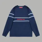 Top Quality Supreme Box Logo sweater Dark Blue