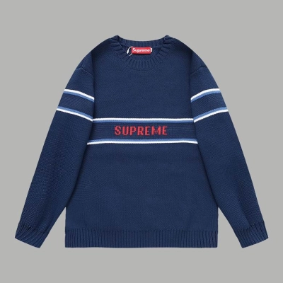 Top Quality Supr Box Logo sweater Dark Blue 01