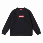 Top Quality Supreme Box Logo  Sweatshirt Black 2d325