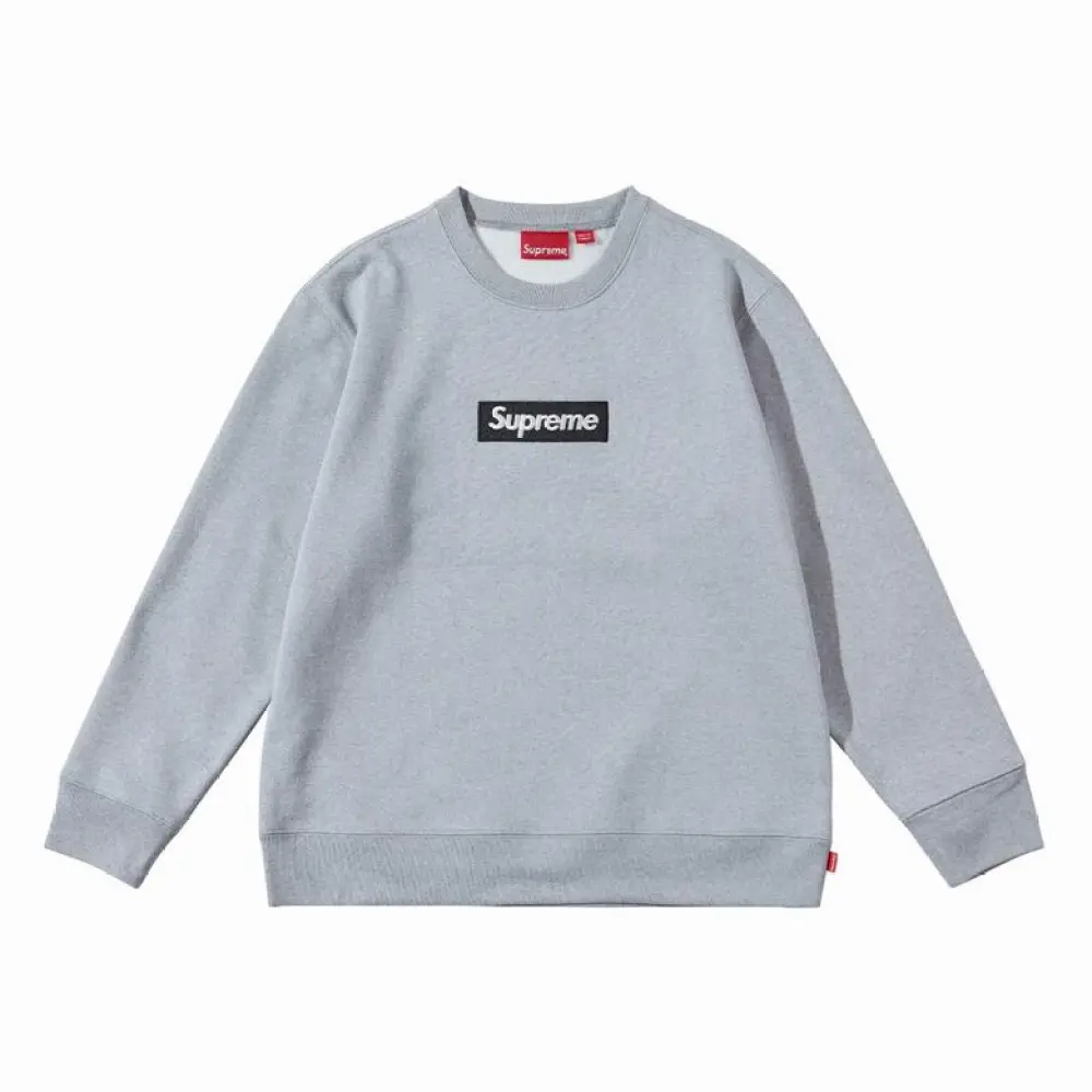 Zafa Wear Supreme Box Logo  Sweatshirt Grey 2d325