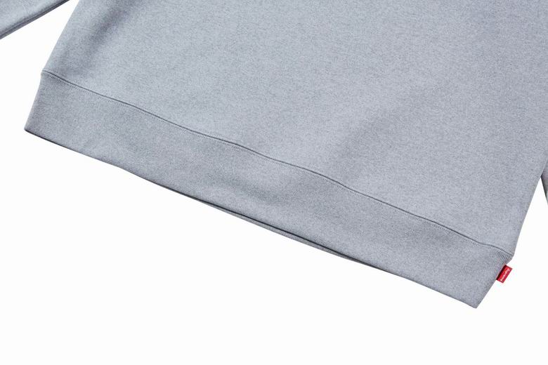 Top Quality Supr Box Logo  Sweatshirt Grey 2d325