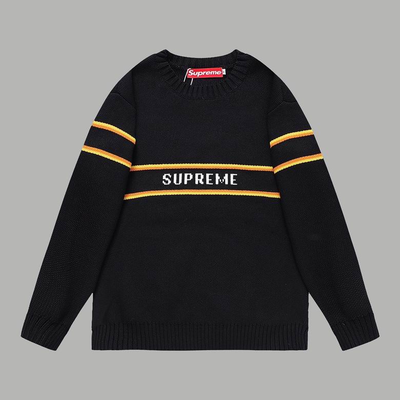 Top Quality Supr Box Logo sweater Black