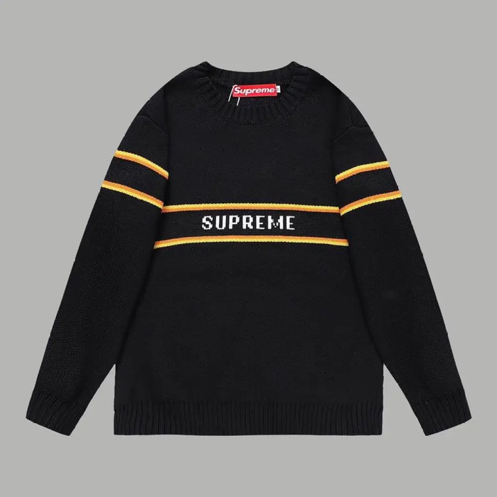 Top Quality Supreme Box Logo sweater Black