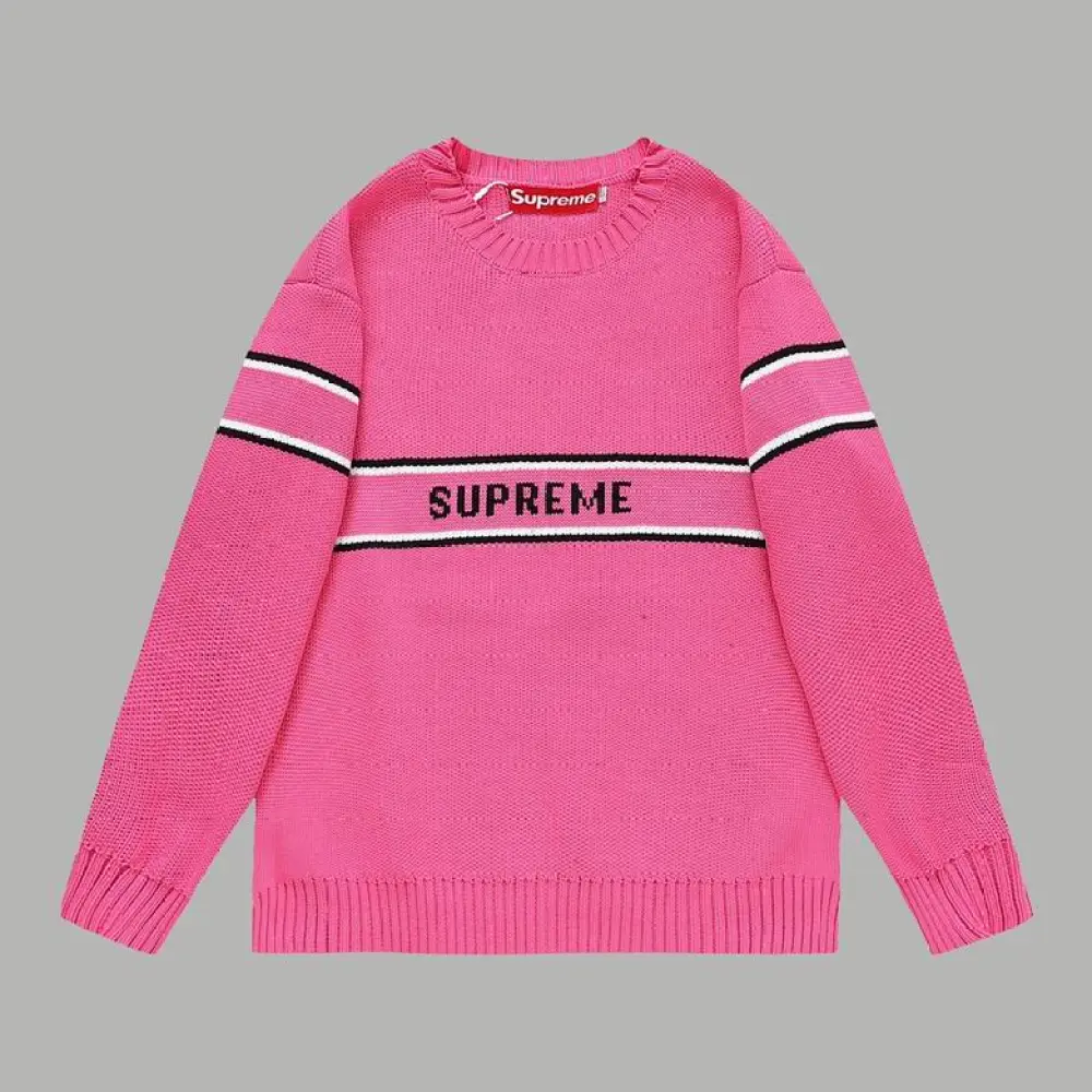 Top Quality Supreme Box Logo sweater Pink