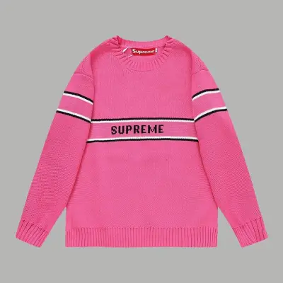 Top Quality Supreme Box Logo sweater Pink 01