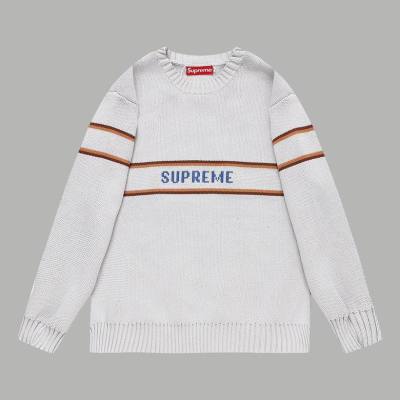 Top Quality Supr Box Logo sweater White 01