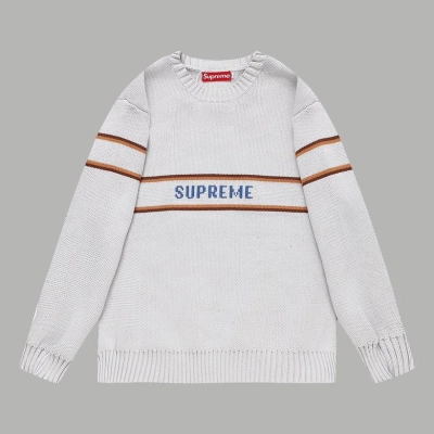 Top Quality Supr Box Logo sweater White 01
