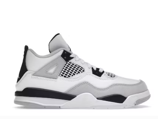 Pkgod Air Jordan 4 Retro Military Black (Kids)