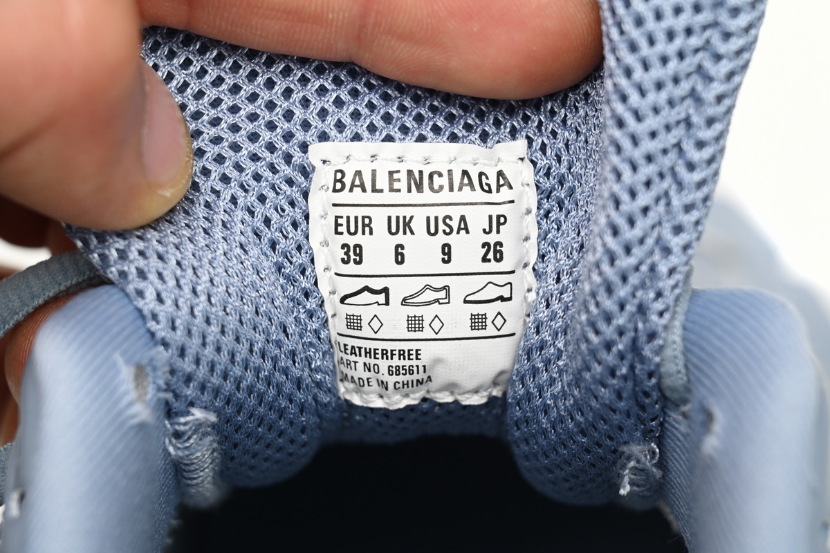 Zafa Wear Balenciaga Defender Black Light Blue