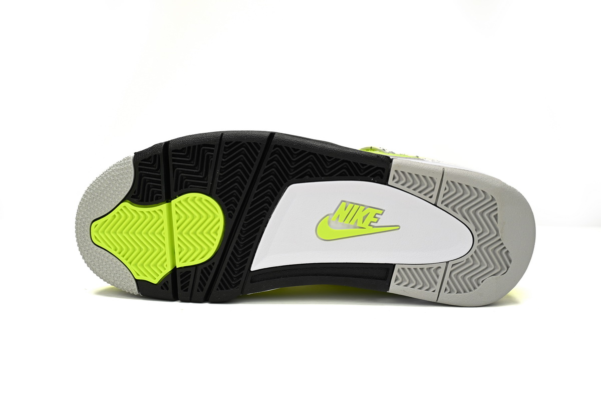     Tagz x Air jordan 4 Plush Fluorescent Yellow
